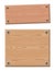 Blank wooden sign collection