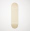 Blank wooden skateboard deck