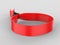 Blank Wristband USB Flash Drive Promotional USB. 3d render illustration.