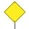 Blank Yellow Sign