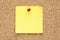 Blank Yellow Sticky Note