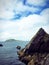 Blasket Ireland, Dingle Peninsula, sunny day, clouds,