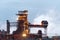 Blast furnace, iron production, metallurgical production.