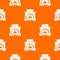 Blast furnace pattern vector orange