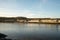 Blaydon on Tyne UK: Jan 2022: The River Tyne on a early sunday morning