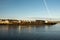 Blaydon on Tyne UK: Jan 2022: Rowers on the River Tyne on a early sunday morning. Rowing water sport exercise