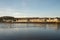 Blaydon on Tyne UK: Jan 2022: Rowers on the River Tyne on a early sunday morning. Rowing water sport exercise