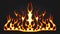 Blazing fire decals for the hood of the car. Hot Rod Racing Flames. Vinyl ready tribal flames. Vehicle and motorbike stickers, wit