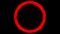 Blazing ring of fire. Fiery flames and sparks emitting from a red circle ring explosion. Inferno plasma with center copy