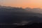 Blazing Sunrise Over Annapurna Mountain Range from Sarangkot Hill