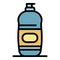 Bleach product icon color outline vector