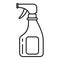 Bleach spray icon, outline style