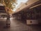 Bleak scenery of vacant shops in Oakleigh, VIC, Australia during the coronavirus pandemic