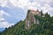 Bled Castle at Bled lake in Slovenia - cloudscape