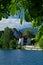 Bled castle and lake