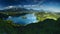 Bled Lake in Julian Alps, Slovenia.