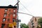 Bleecker Street road sign in Greenwich VIllage in New York