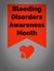 Bleeding disorders awareness month