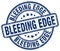 bleeding edge blue stamp