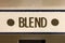 Blender Blend Button Vintage Macro