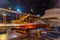 BLENHEIM, NEW ZEALAND, FEBRUARY 4, 2020: Curtiss MF Flying Boat at Omaka Aviation Heritage Centre in Blenheim, New Zealand