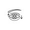 blepharoplasty icon. Element of plastic surgery icon for mobile concept and web apps. Thin line blepharoplasty icon can be used