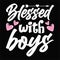 Blessed With Boys, Typography design