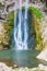 Bliha falls, water of the Bliha drops from 56 meters high cliff - is waterfall Blihe in Bosnia and Herzegovina