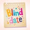 Blind date notepad paper message