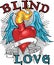 Blind love t-shirt design