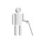 Blind man stick figure