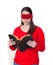 Blindfolded Bible reading