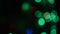 Blinking colored circles bokeh