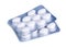 Blister white pills capsules medicine pharmacy