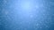 Blizzard snowfall seamless on blue gradient 3d animation. White snowflakes flying in strong wind looped cg with dof blur