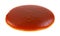 Blob of taco sauce on a white background