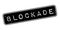 Blockade rubber stamp