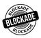 Blockade rubber stamp