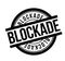 Blockade rubber stamp