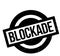 Blockade rubber stamp