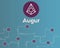 Blockchain augur cryptocurrency networking circuit background