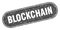 blockchain sign. blockchain grunge stamp.