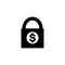 Blocked Money Icon, Locked Dollar, Blocked Card