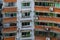 Blocks of flats in the Zigong city