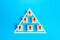 Blocks of people figurine are united into one structure organization. Combining efforts to achieve goal. Business team formation