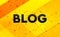 Blog abstract digital banner yellow background