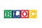 Blog - Alphabet Baby Blocks on white