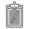 Blog folder edit icon, outline style