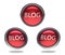 Blog glass button