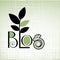 Blog green concept